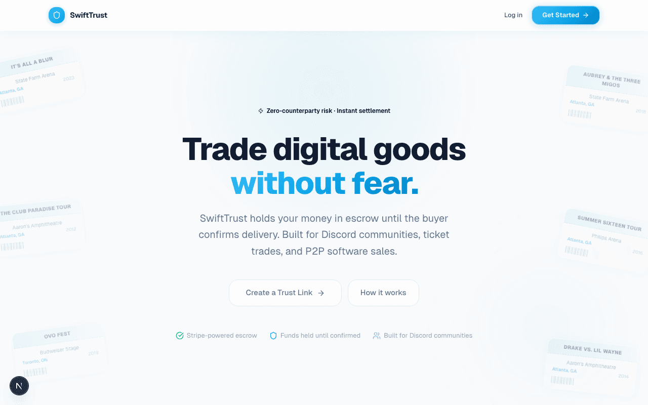 SwiftTrust screenshot